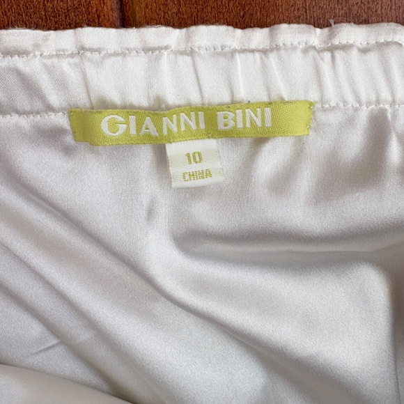 Vintage Gianni Bini Strapless Linen Dress Size 10 Brown/cream Plaid - Picture 6 of 8